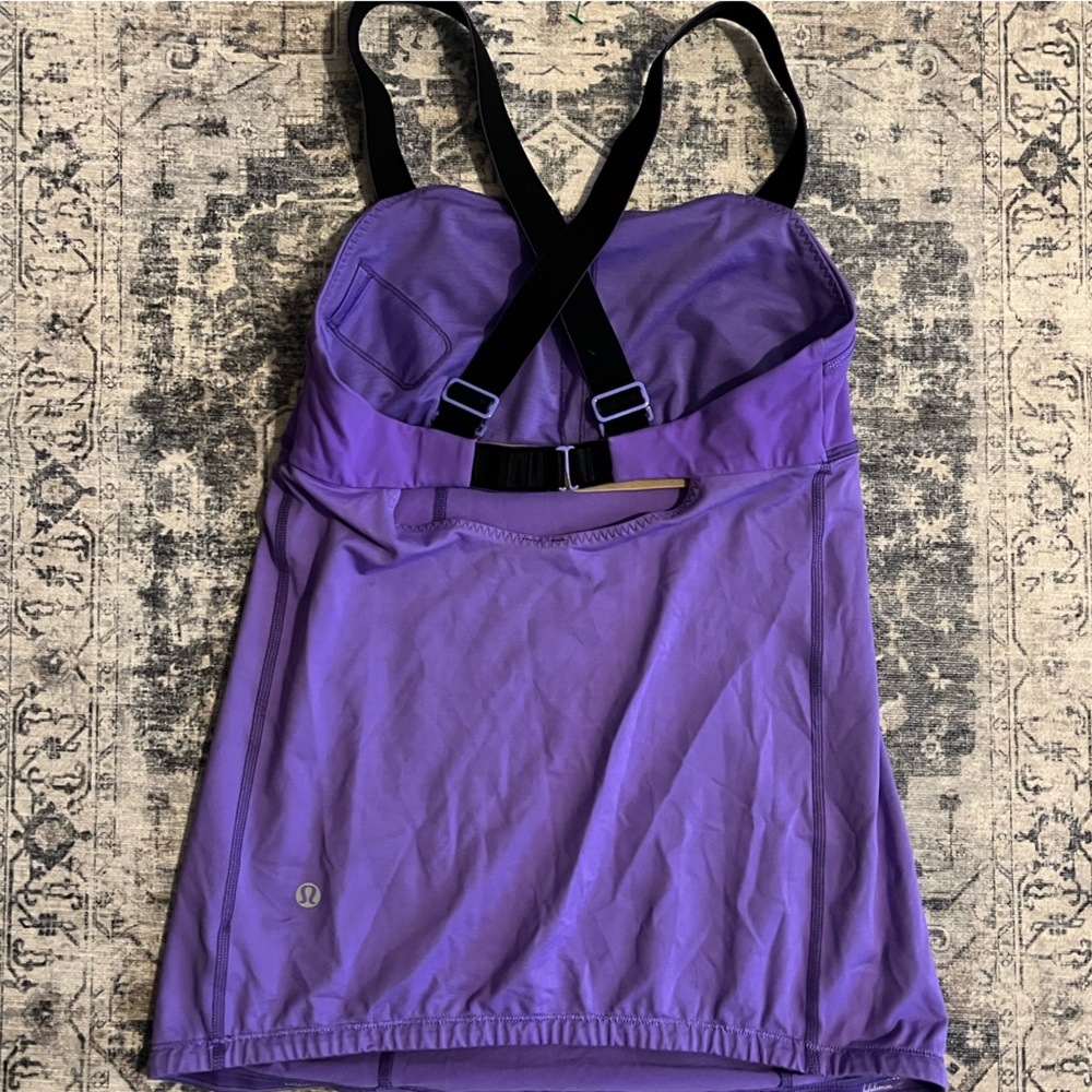 Lululemon Athletica Run Catch Me Tank Purple 4 - Picture 7 of 11